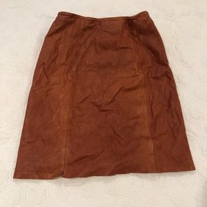Leather Skirt 🤎